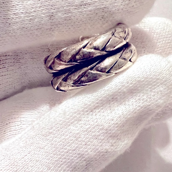 UbU Paris BRAIDED SPIRAL RING size 6 1/2 - Picture 5 of 6